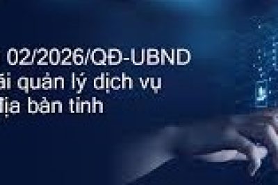 Quyết định số 02/2026/QĐ-UBN ngày 15/01/2026 của UBND tỉnh Quảng Ngãi về việc Ban hành Quy định về quản lý dịch vụ công trên địa bàn tỉnh Quảng Ngãi