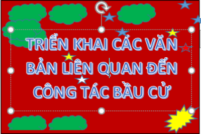 V/v triển khai các văn bản liên quan đến công tác bầu cử