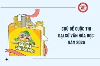 V/v triển khai Cuộc thi Đại sứ Văn hoá đọc tỉnh Quảng Ngãi năm 2026