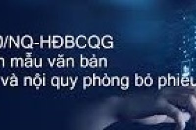 V/v triển khai Nghị quyết của Hội đồng bầu cử quốc gia