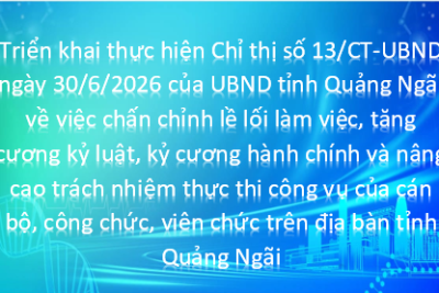 V/v triển khai thực hiện Chỉ thị số 13/CT-UBND ngày 30/6/2026 của UBND tỉnh
