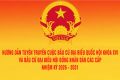 Hướng dẫn tuyên truyền cuộc bầu cử đại biểu Quốc hội khóa XVI và bầu cử đại biểu Hội đồng nhân dân các cấp nhiệm kỳ 2026 – 2031