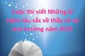 Hưởng ứng Cuộc thi viết Những kỉ niệm sâu sắc về thầy cô và mái trường năm 2025