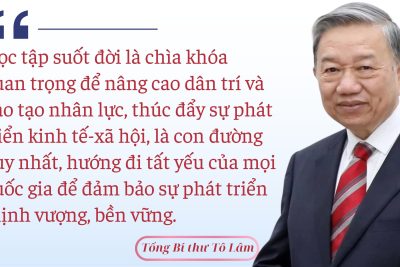 V/v tiếp tục tuyên truyền, quán triệt bài viết của Tổng Bí thư Tô Lâm về “Học tập suốt đời”