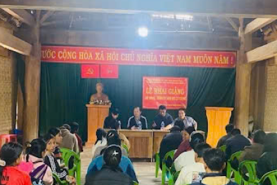Khai giảng các lớp đào tạo nghề cho lao động nông thôn tại xã Măng Đen tháng 8 năm 2026