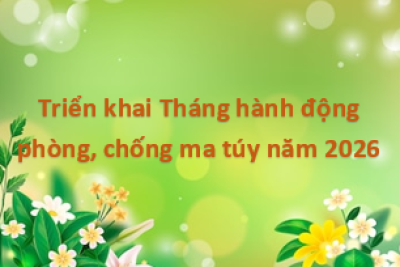 Triển khai Tháng hành động phòng, chống ma túy năm 2026